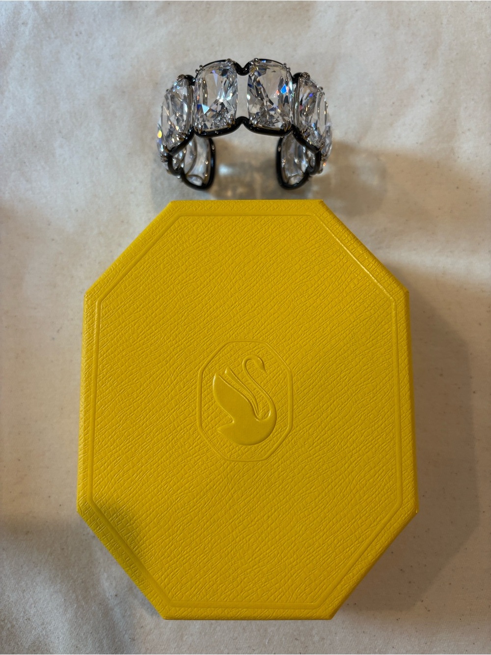 Swarovski Harmonia Oversized Floating Crystals Cuff - Picture 4 of 10